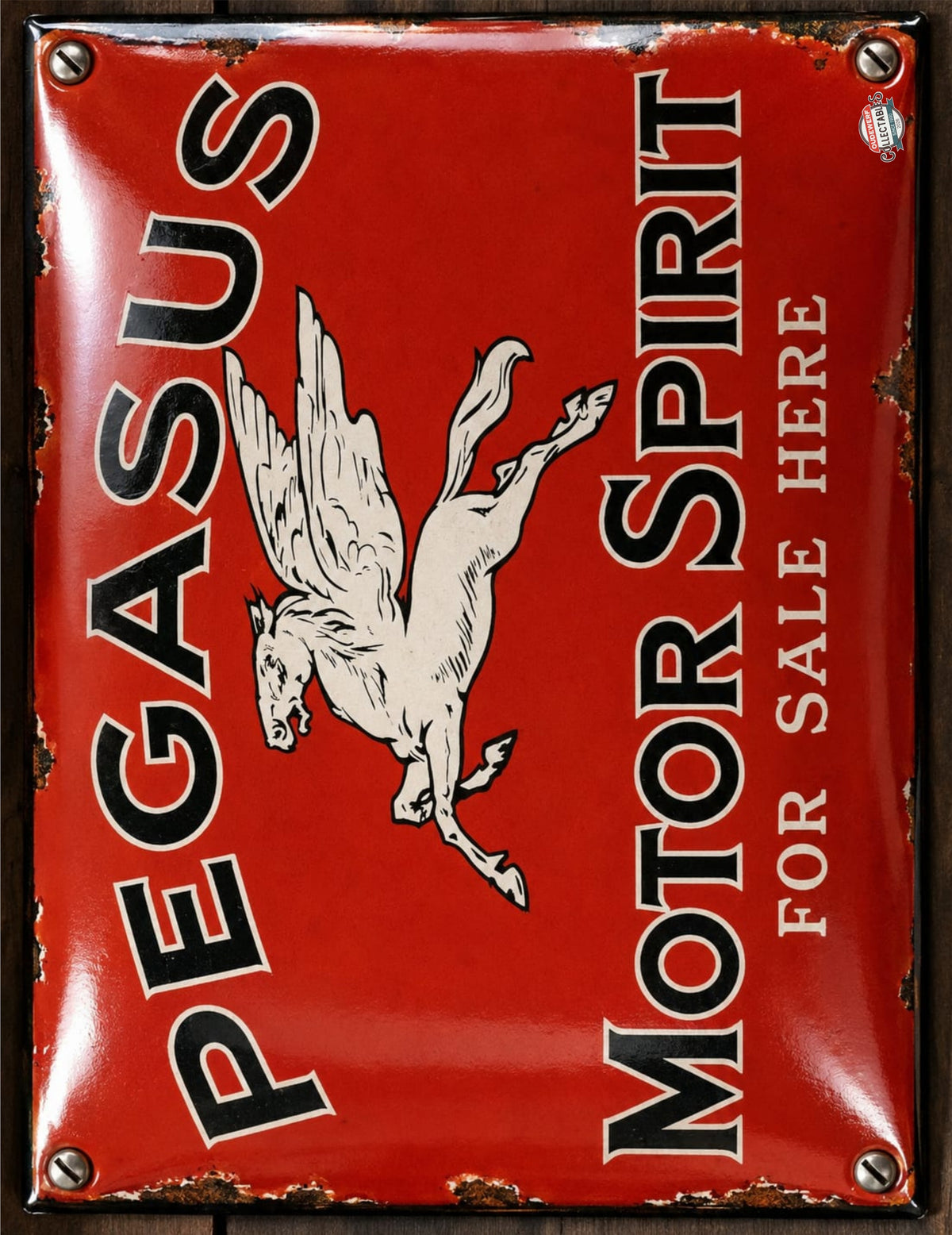 Pegasus Motor Spirit vintage-style reproduction sign artwork