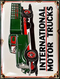 International Motor Trucks vintage-style reproduction sign artwork