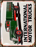 International Motor Trucks vintage-style reproduction sign artwork