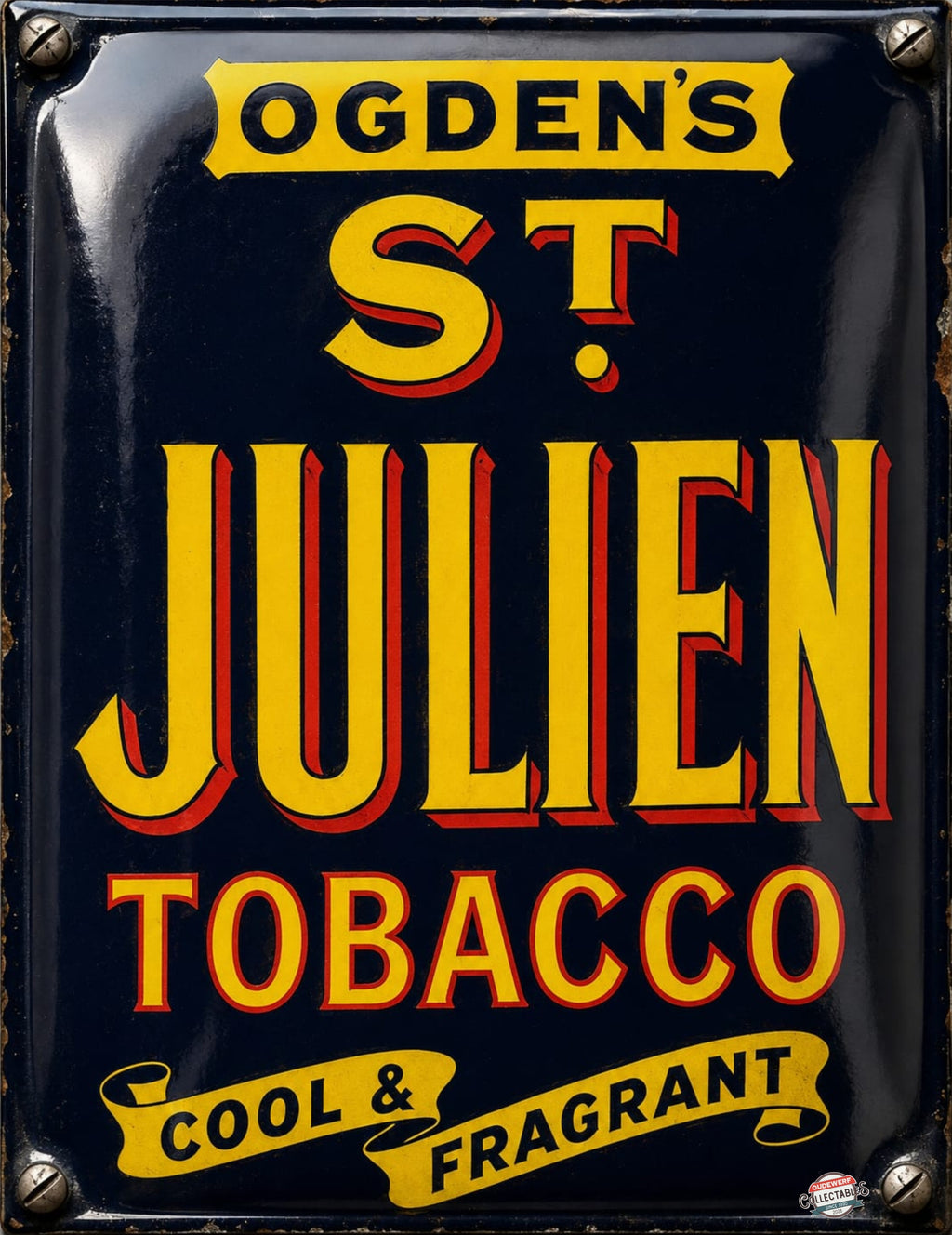 Ogden's St. Julien Tobacco vintage-style reproduction sign artwork