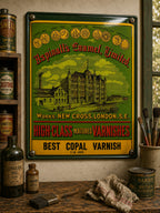 Aspinall's Enamel - Best Copal Varnish vintage-style reproduction sign