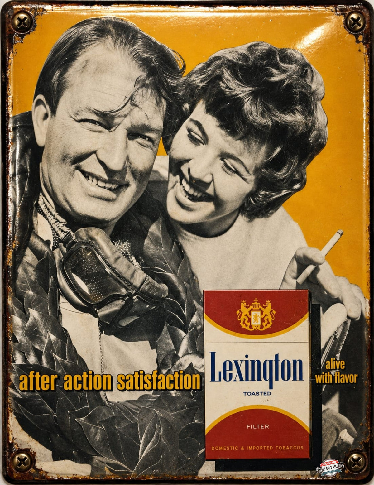 Lexington - After Action Satisfaction vintage-style reproduction sign artwork