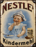 Nestle's Kindermehl vintage-style reproduction sign artwork