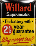 Willard Supermaster - Why Accept Less? vintage-style reproduction sign artwork