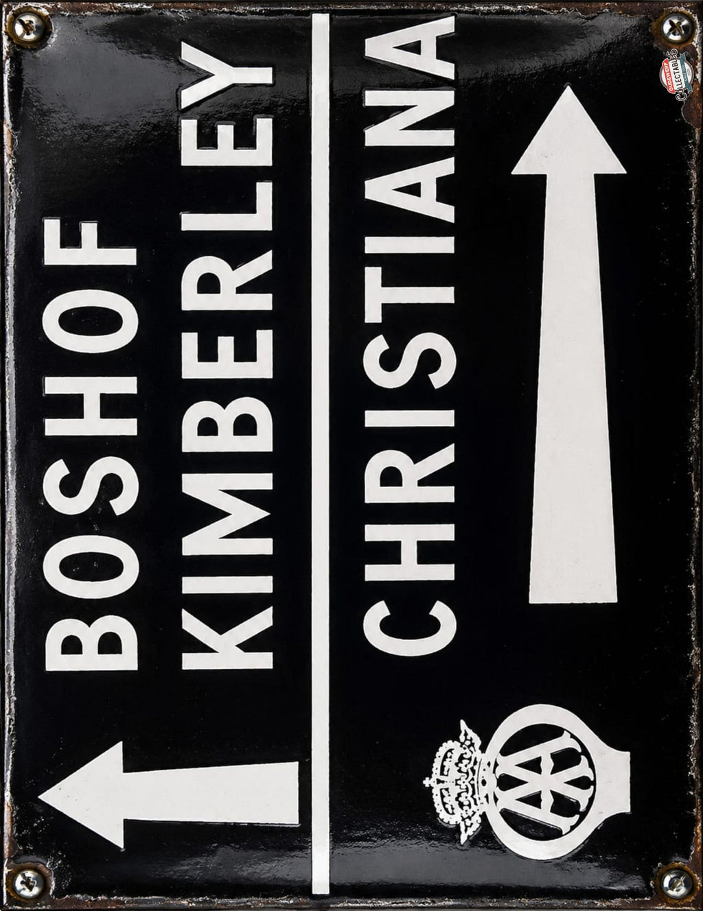 AA - Boshof Kimberley Christiana vintage-style reproduction sign artwork