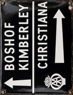 AA - Boshof Kimberley Christiana vintage-style reproduction sign artwork