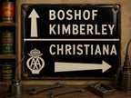AA - Boshof Kimberley Christiana vintage-style reproduction sign