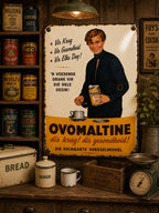 Ovomaltine - Dis Krag! Dis Gesondheid! vintage-style reproduction sign