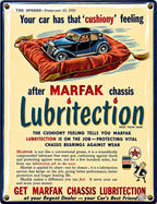 Marfak Chassis Lubritection vintage-style reproduction sign artwork