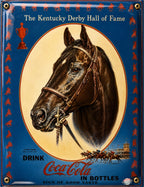 Coca-Cola - Kentucky Derby Hall Of Fame vintage-style reproduction sign artwork
