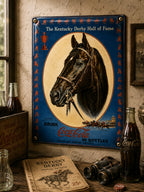 Coca-Cola - Kentucky Derby Hall Of Fame vintage-style reproduction sign