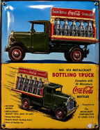 Coca-Cola - No. 213 Metalcraft Bottling Truck vintage-style reproduction sign artwork