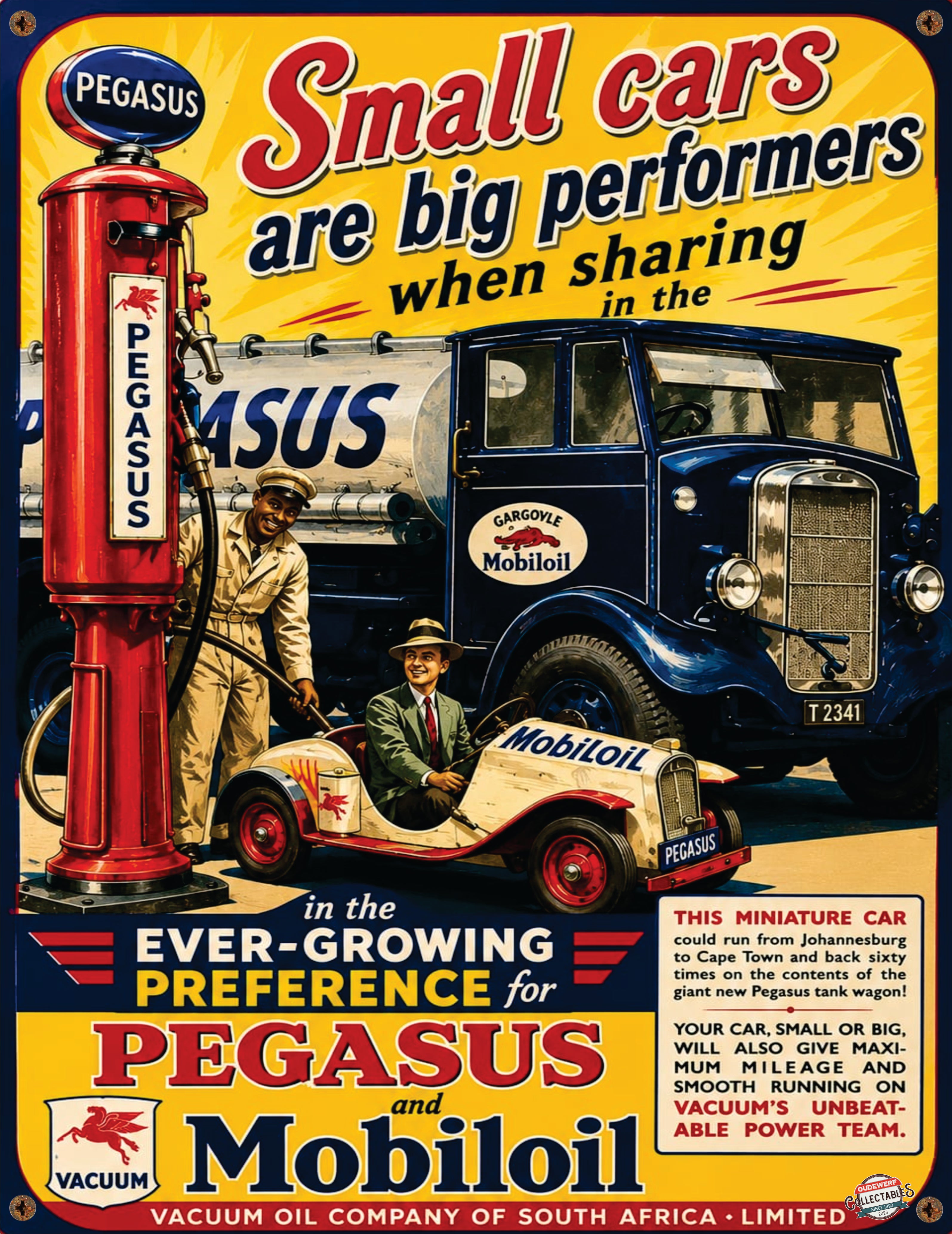 PEGASUS & MOBILOIL - SMALL CARS