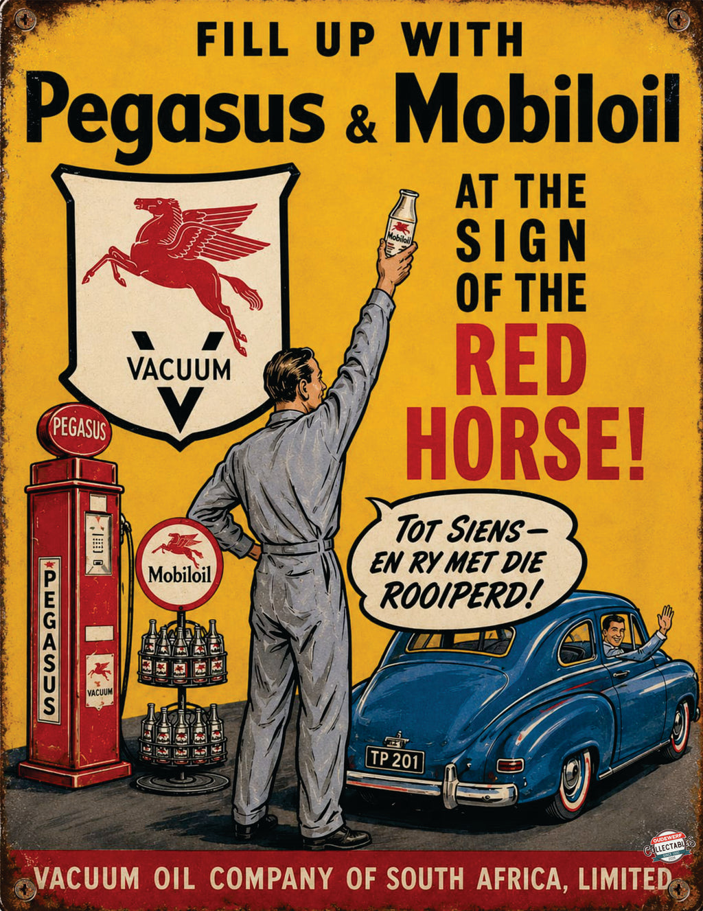 PEGASUS & MOBILOIL RED HORSE