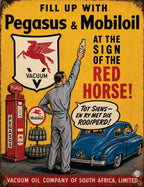 PEGASUS & MOBILOIL RED HORSE