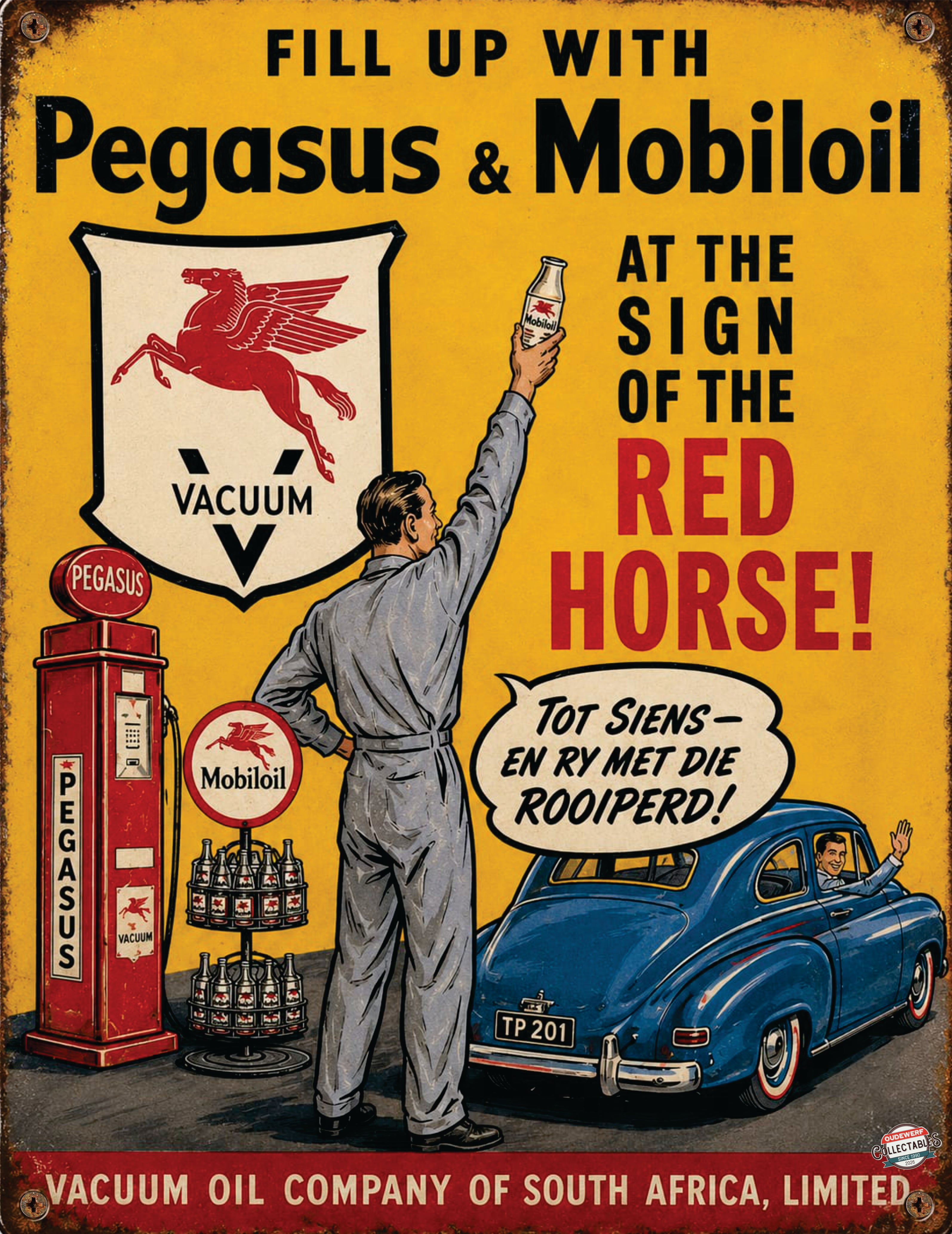 PEGASUS & MOBILOIL RED HORSE