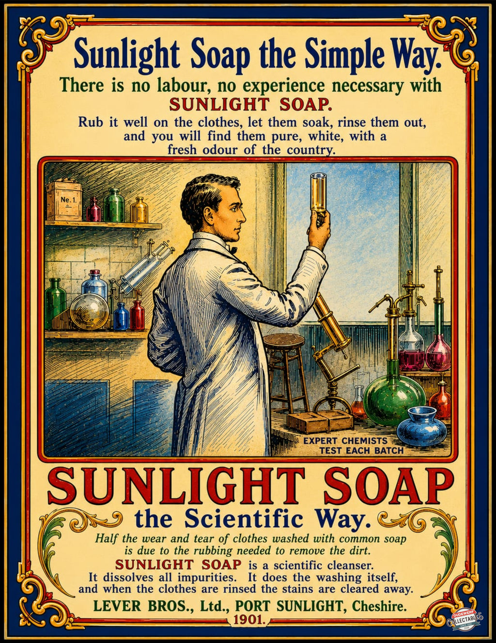 SUNLIGHT SOAP - THE SCIENTIFIC WAY