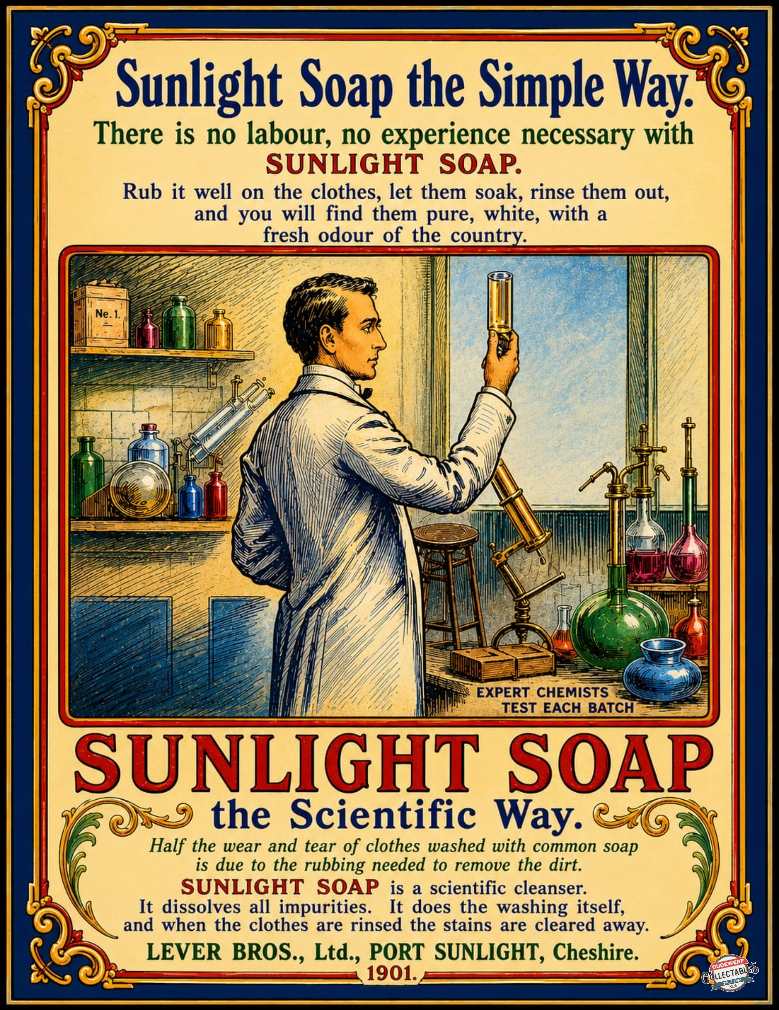 SUNLIGHT SOAP - THE SCIENTIFIC WAY