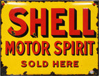 SHELL MOTOR SPIRIT - SOLD HERE