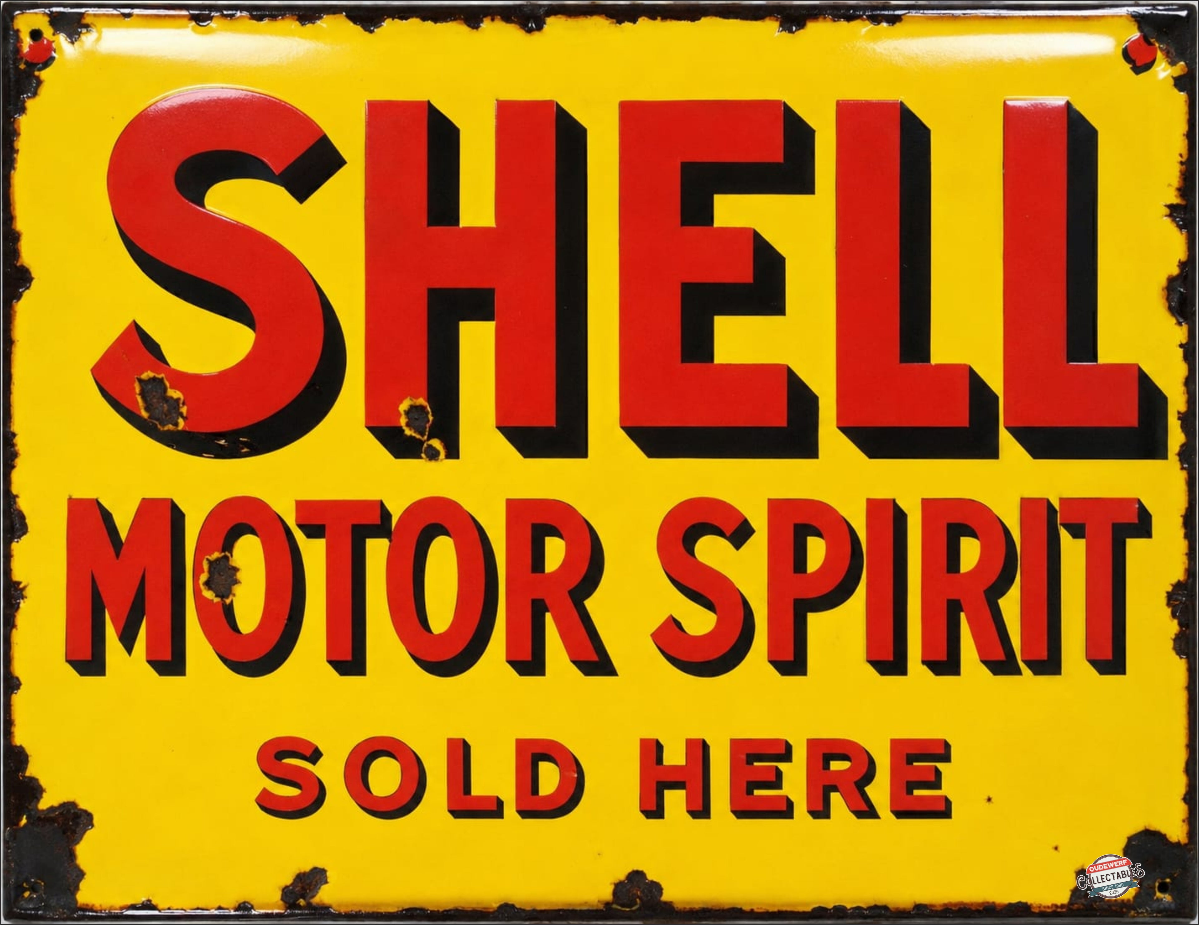 SHELL MOTOR SPIRIT - SOLD HERE