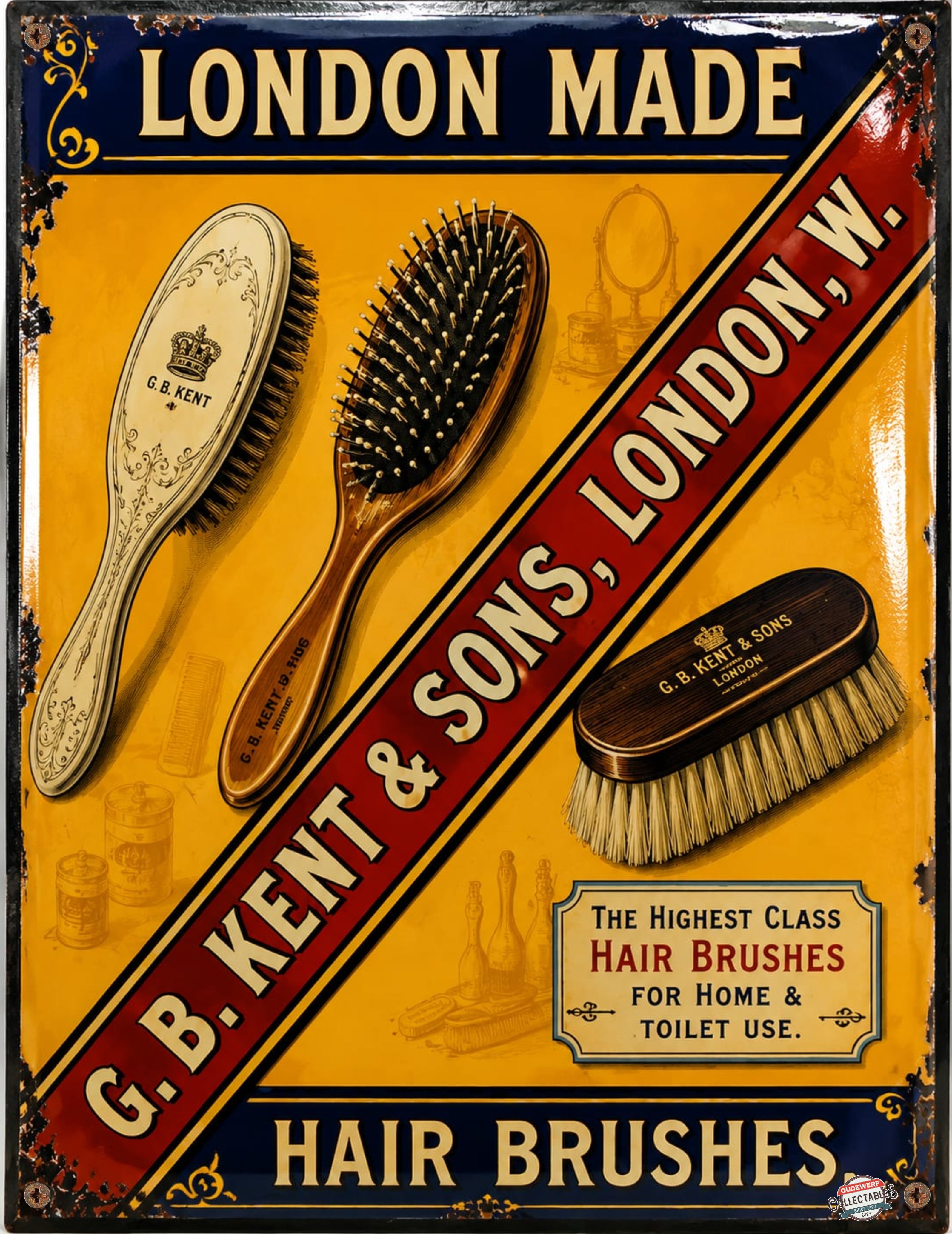 KENT & SONS - THE HIGHEST CLASS HAIR BRUSHES