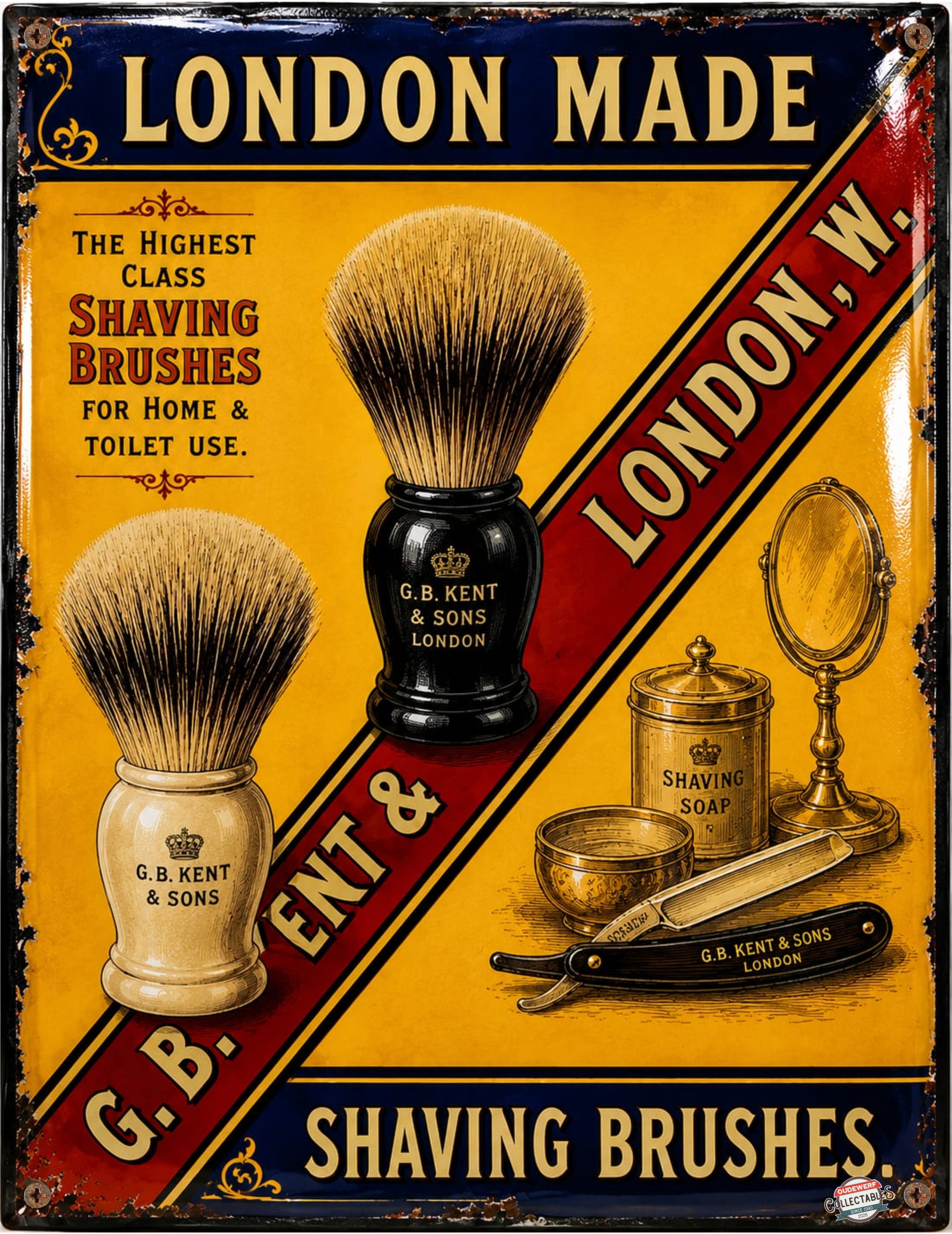 KENT & SONS SHAVING BRUSHES