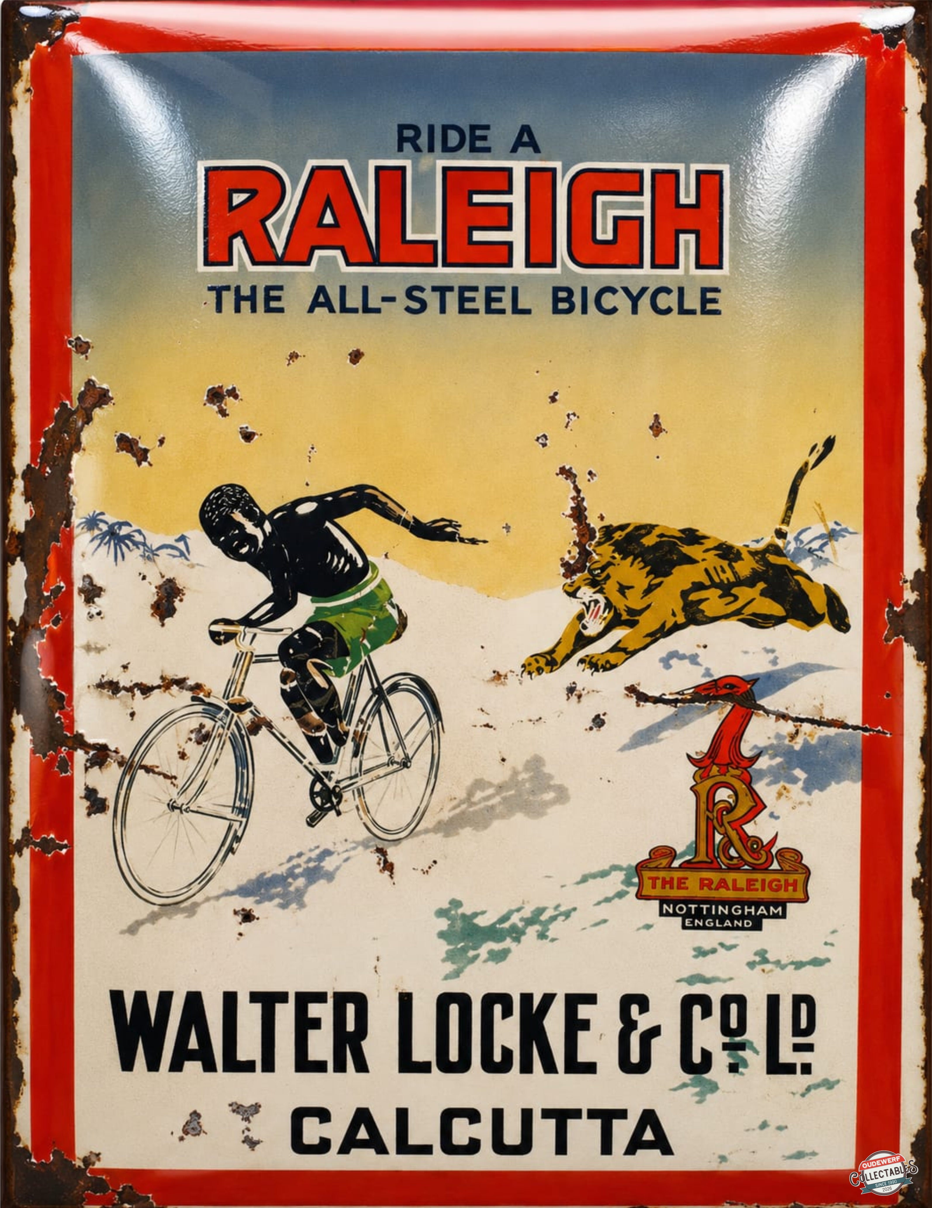 RALEIGH BICYCLE - WALTER LOCKE CALCUTTA