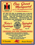 ONS GROET MARQUARD - SPRINGBOK GARAGE