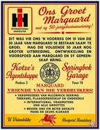 ONS GROET MARQUARD - SPRINGBOK GARAGE