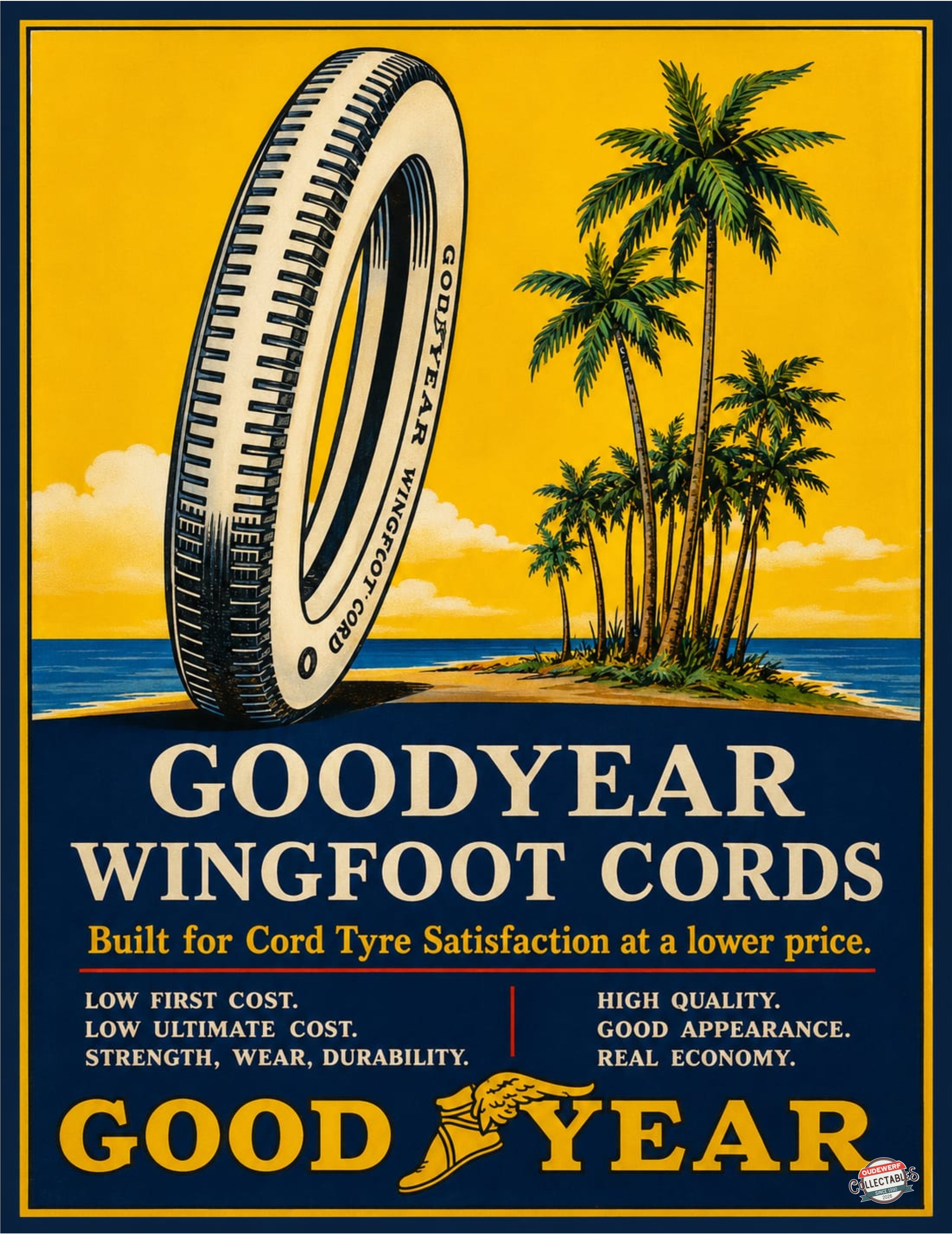 GOOD YEAR WINGFOOT CORDS