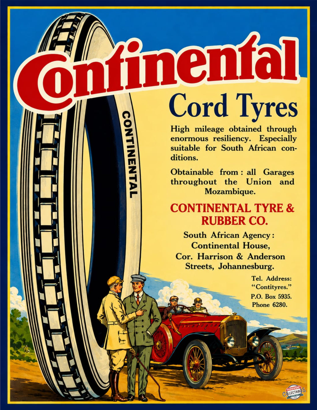 CONTINENTAL CORD TYRES