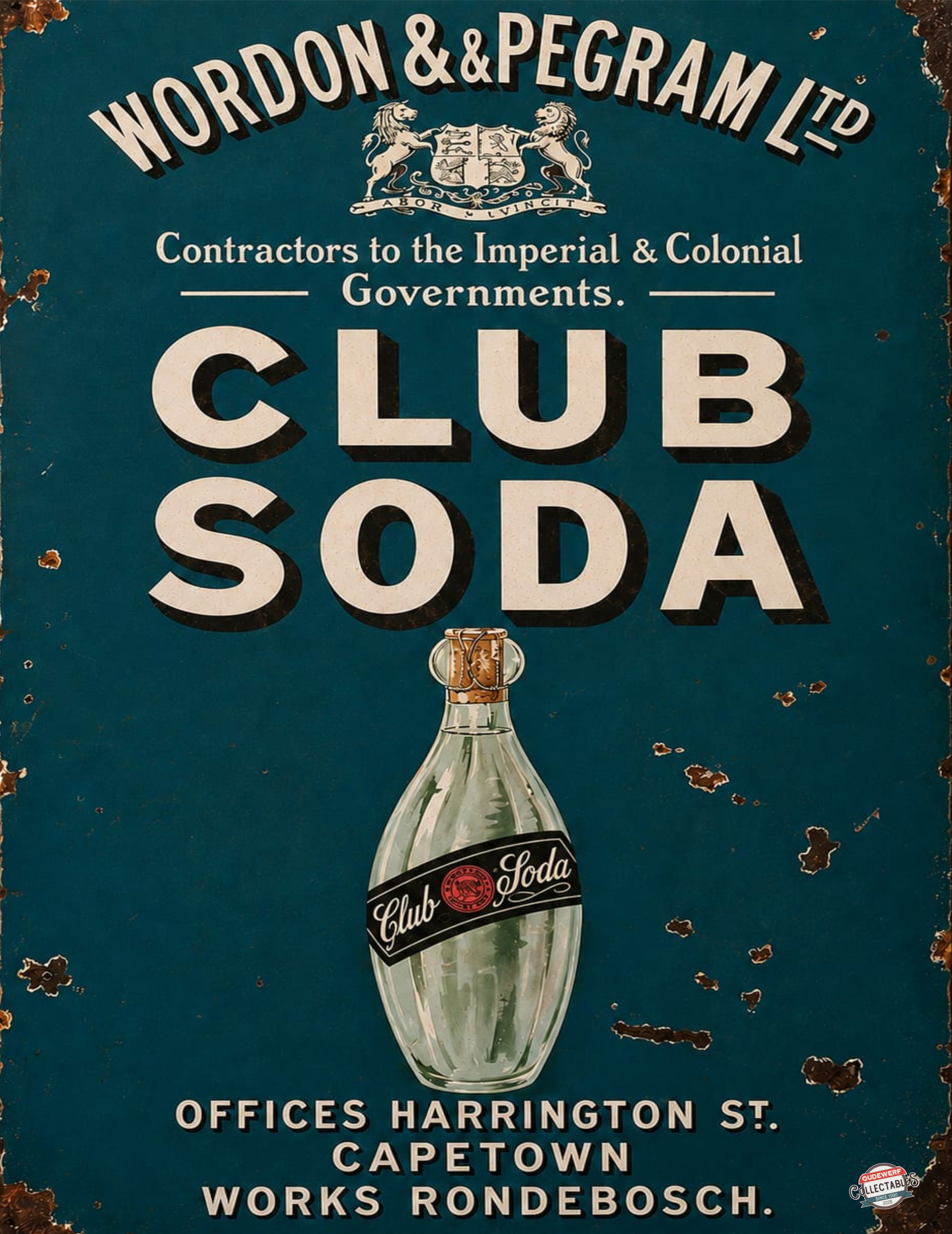 WORDON & PEGRAM CLUB SODA
