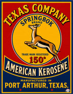 TEXAS COMPANY SPRINGBOK BRAND